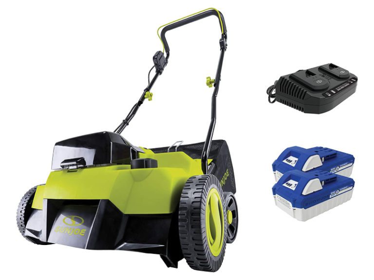 DP Offre Amazon Sun Joe 24V X2 DTS15 Kit scarificateur 1 1 768x576