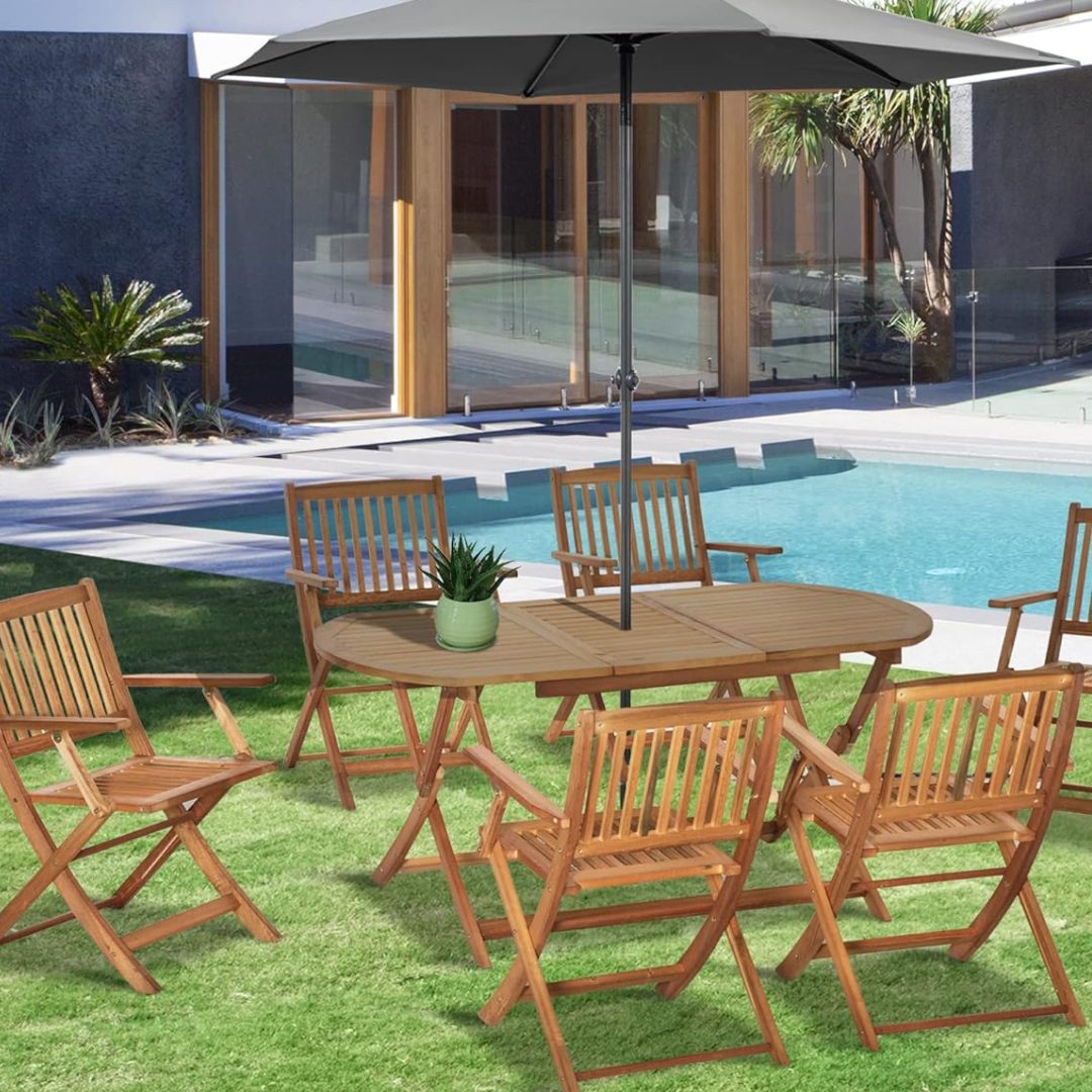 Ensemble teck 7pcs avec option parapluie